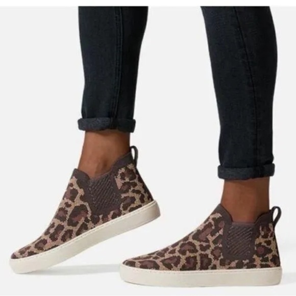 Rothy's Chelsea Boot Wildcat Limited Edition Leopard Print Women's 5 Sneaker - Picture 1 of 7